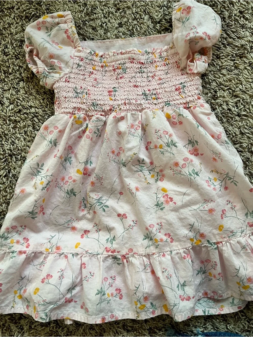 Homegrown by Gymboree Toddler Cap Sleeve Floral Dress